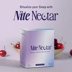 Nite Nectar Nightly Sleep Formula- 25ct Pack - Sugar-Free with Bioavailable Magnesium, L-Theanine & Pure Tart Cherry Powder