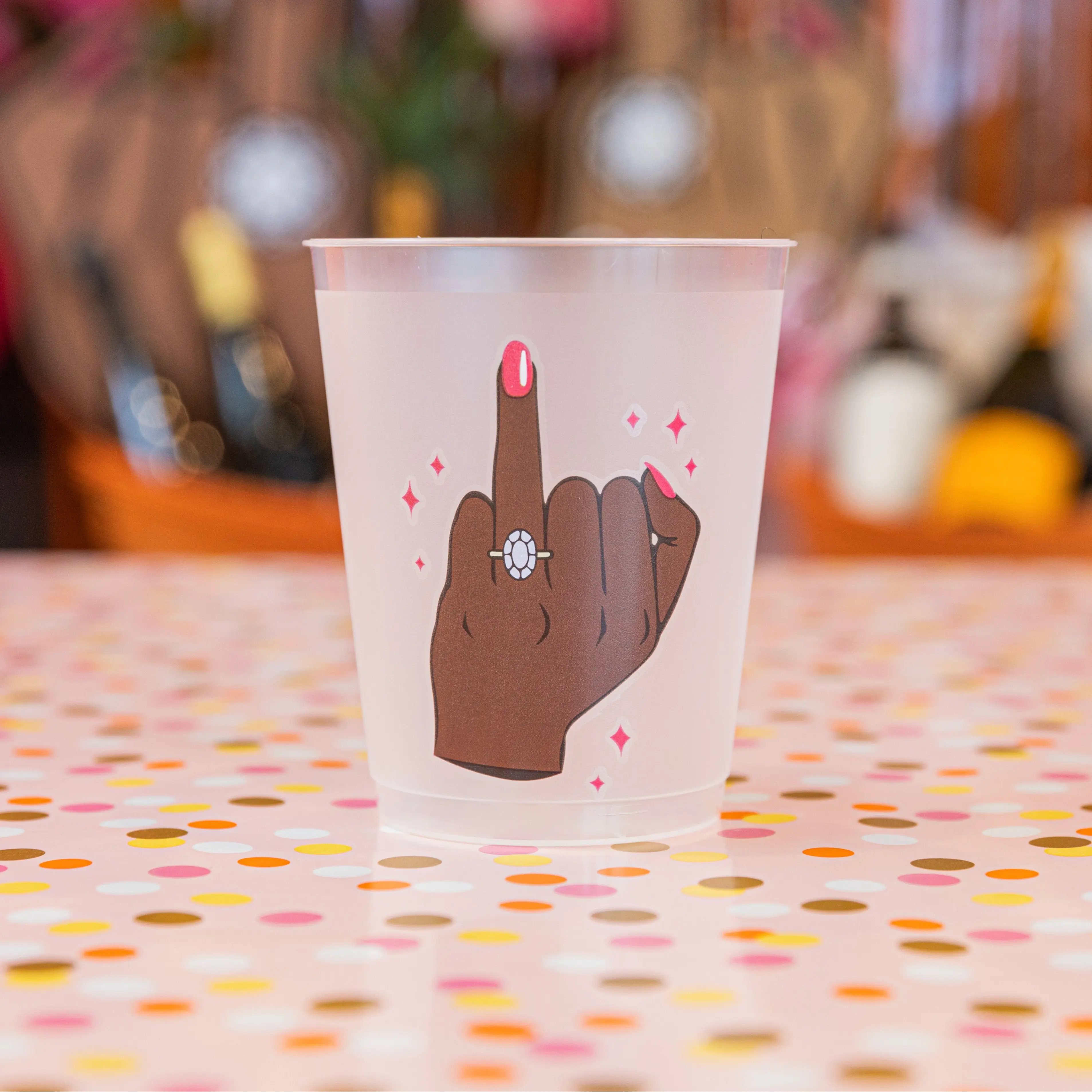 "Pour it Up" Bachelorette Party Cups (16 Pack) | 16oz Frost Flex | Inclusive Shades | Bach Party Cups