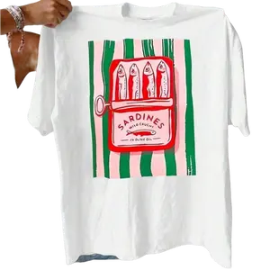 Artistic and Eye - catching T - Shirt: Make a Splash with a Bold Food - inspired Design