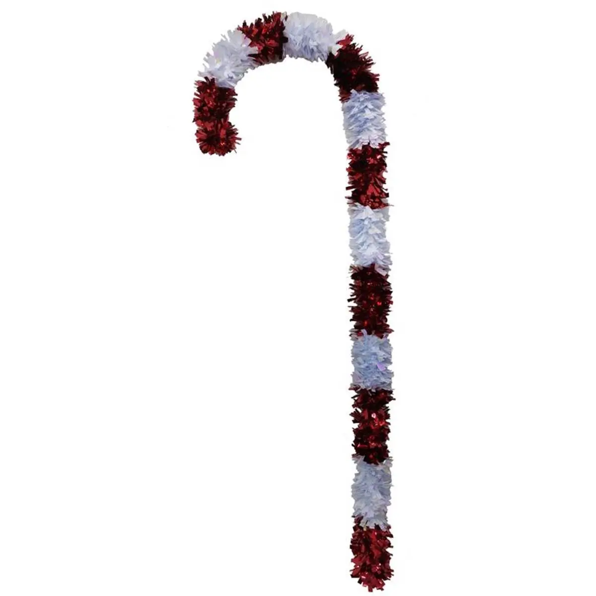 212 MAIN FC Young 9080410 Incandescent Light Home Decor Ornaments - Red & White Candy Cane Motif, Jumbo Indoor Christmas Decoration - Pack of 12