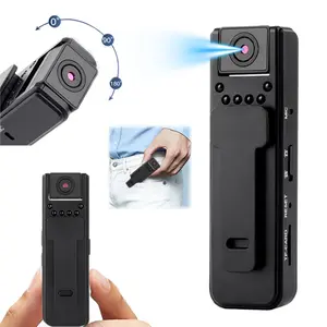 Body Cameras with Audio and Video Recording,Camcorder,180° Rotatable Lens and Motion Detection, 1080p HD Wearable Camera with NightVision,500mAh Battery Life, for Outdoors Sports PoliceDelivery Cycling