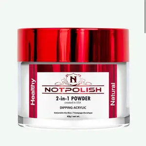2in1 NOTPOLISH Clear 2oz Acrylic and Dipping Powder Nails