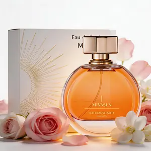 MIVASUN Luxury Women’s Perfume 3.4oz (100ml) – Inspired Elegant Floral Scent with Jasmine, Rose & Melon, Long-Lasting, Feminine & Luxurious Fragrance,Perfect Everyday Luxury Gift【A】