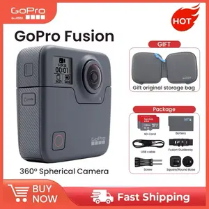 GoPro Fusion 360° Omnidirectional Shooting Professional Sports Camera 5.2K Intelligent HD GoPro Action Camera for Extreme Sports