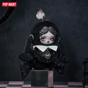 POP MART SKULLPANDA × Wednesday Plush（Classic Dress Version）