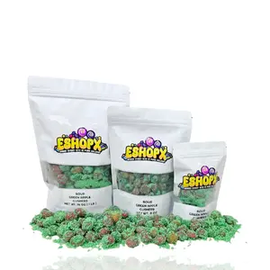 Eshopx Best Sour Green Apple Gushers -Trending Snack on Tiktok- Candy Bonbon Sweet