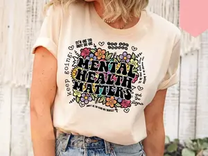 Mental Health Tshirt, Mental Health Matters Shirt, Inspirational Shirt Women, Mental Health Awareness, Anxiety Shirt