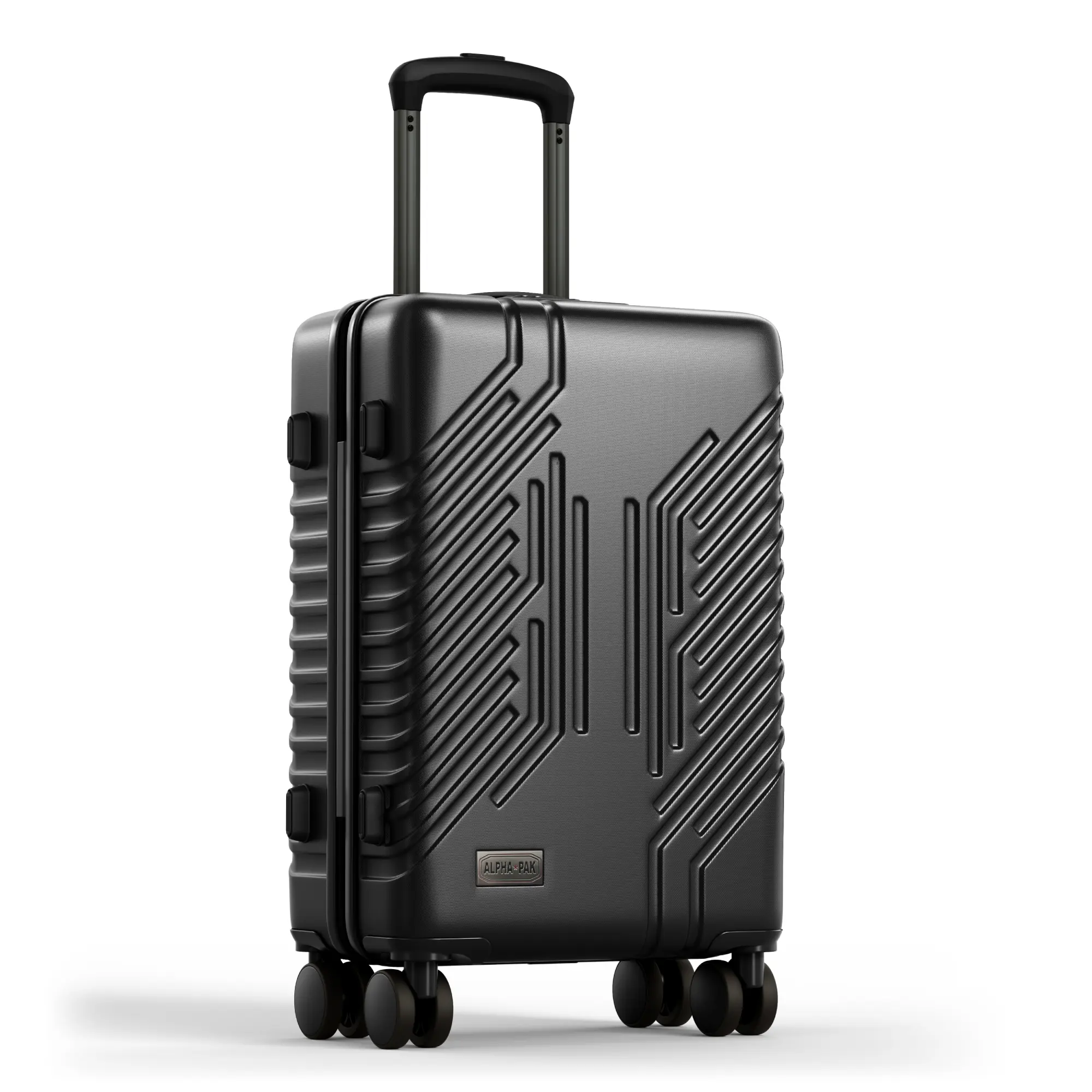 PHIVILLA 20" Luggage Aluminum Frame Hard Shell Suitcase TSA Lock Suitcase USB Interface, PC+ABS Spinner