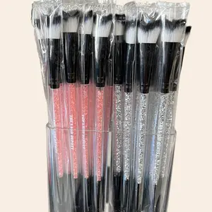 Dual Shampoo Brush for Lash Extensions – Curved Cleansing Brush & Mascara Wand