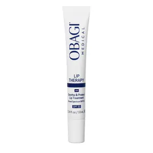Obagi Lip Therapy SPF 30 Soothe & Protect Lip Balm Treatment with Hyaluronic Acid, Vitamin E & Peptides – Visibly Plumps, Soothes & Moisturizes Dry Lips & Protects Against UVA/UVB Rays