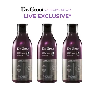 Dr. Groot Scalp Revitalizing Solution Scalp Soothing Shampoo Trio