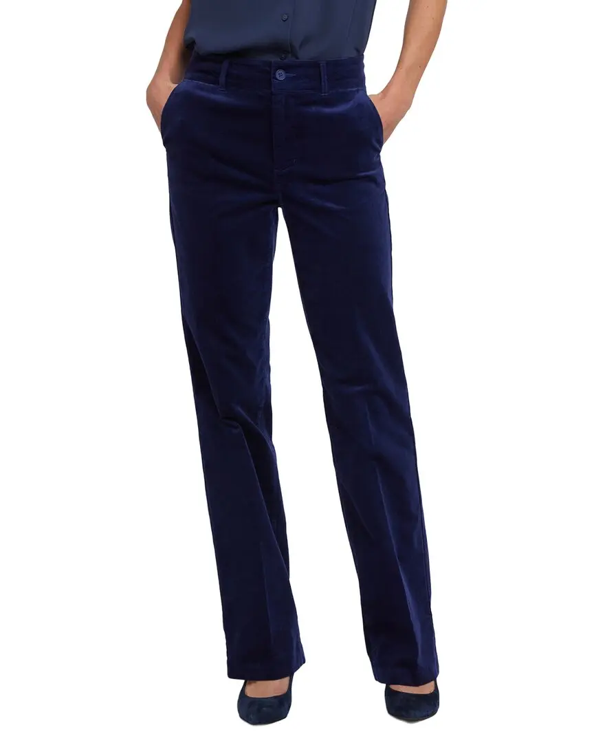 NYDJ Straight Leg Velvet Trouser