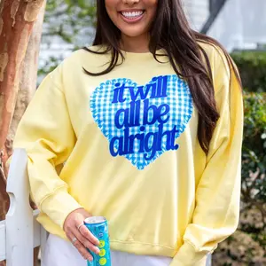'Heart Patterned Promise' Signature Sweatshirt