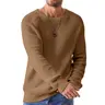 JMIERR Men's Crewneck Sweater Soft Casual Sweaters Classic Long Sleeve Pullover Sweaters with Ribbing Edge
