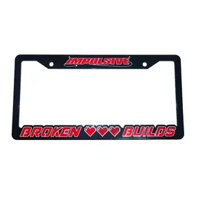 Broken Builds Impulsive LLC License Plate Frame