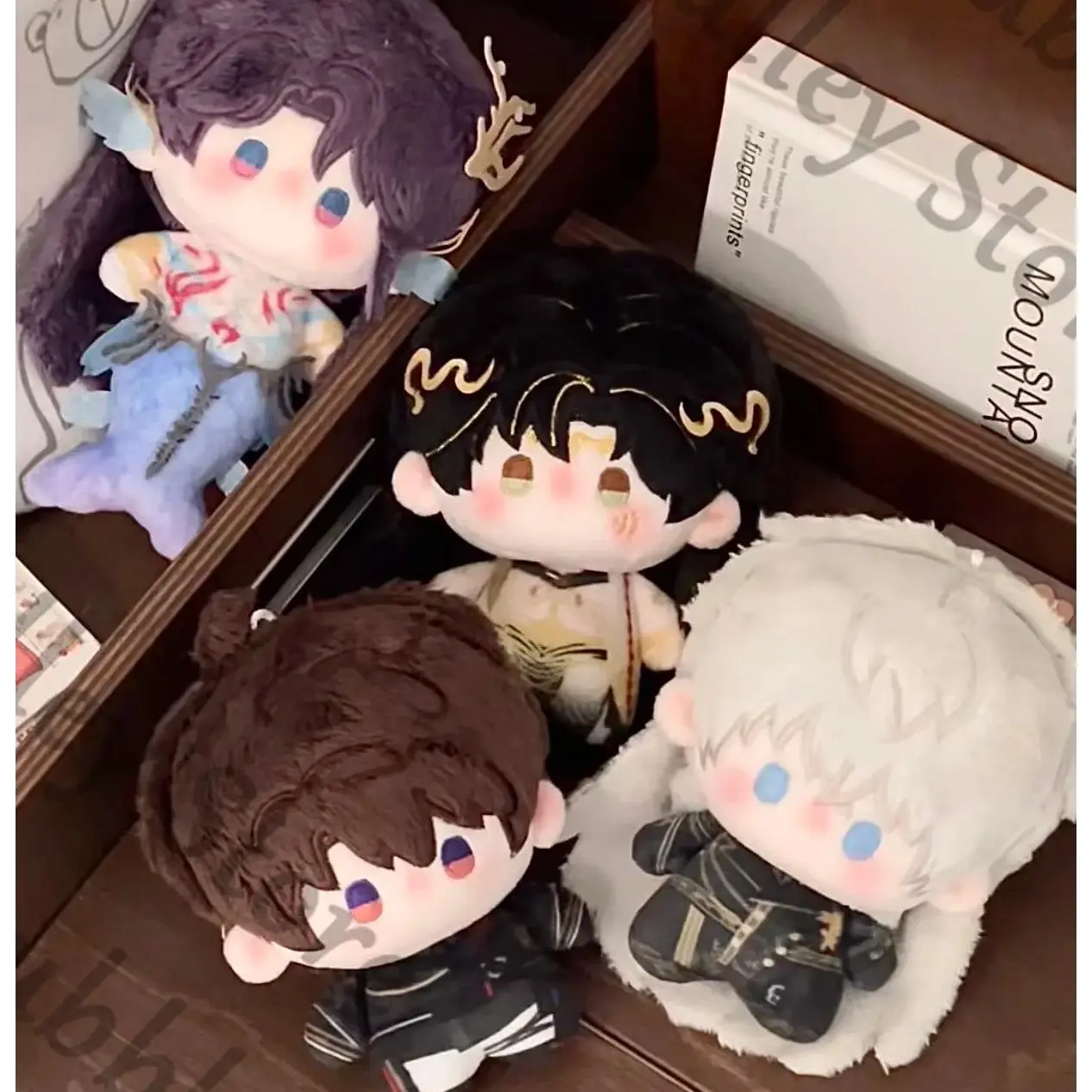 Love and Deepspace Caleb Rafayel Zayne Xavier Sylus Anime Cosplay 10cm Fluffy Cotton Maumet Cartoon Puppet Pendant Adorn Gift