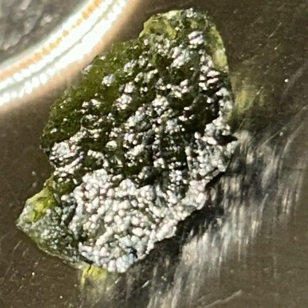 Genuine Raw Czech Moldavite Tektite Crystal – 1.6g Pristine Chlum Collector Grade... random crystals rock shop
