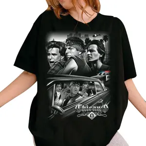 Old movie VL, Chicano Clothing, Gangster clothes, Streetwear, Graphic tee, Hoodie men,women, Graphic tee, Hoodie men,women S-3XL