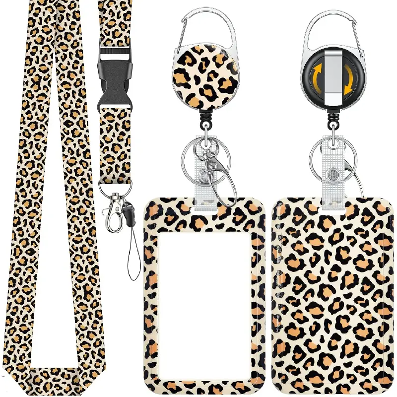 Orange Leopard Print