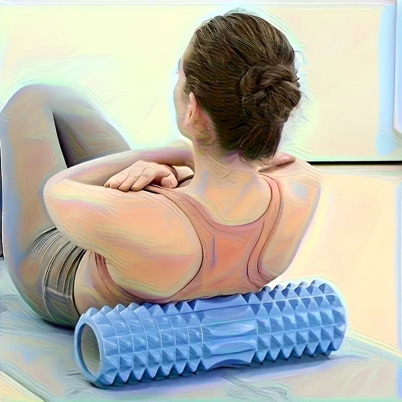Foam Massage Roller for Back Leg Hand Muscle Relief, 2 Colors Available, Fitness Work Out Recovery Tool, Relieves Fatigue, Massager Rollers, Home Fitness Equipment, Workout Equipment, Exercise Equipment