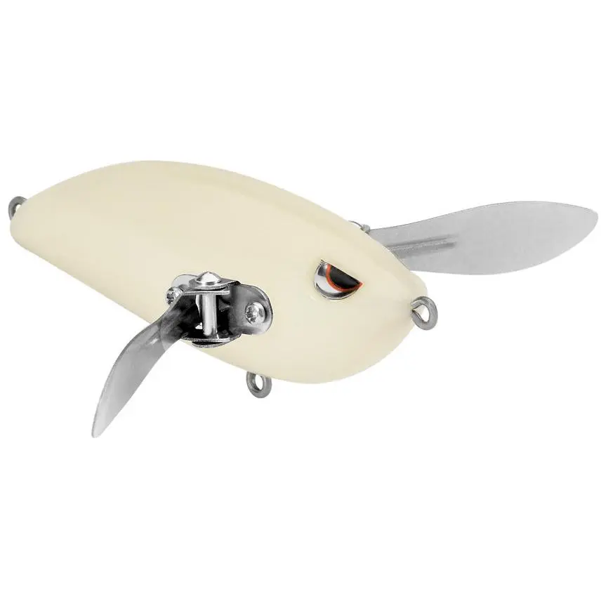 Creeper 80 Topwater Fishing Tackle, Baitfish Body Crawler Lure with Tunable Metal Wings for Bubbling Action & Excellent Castability, Top Water Lures, Artificial Fishing Lure