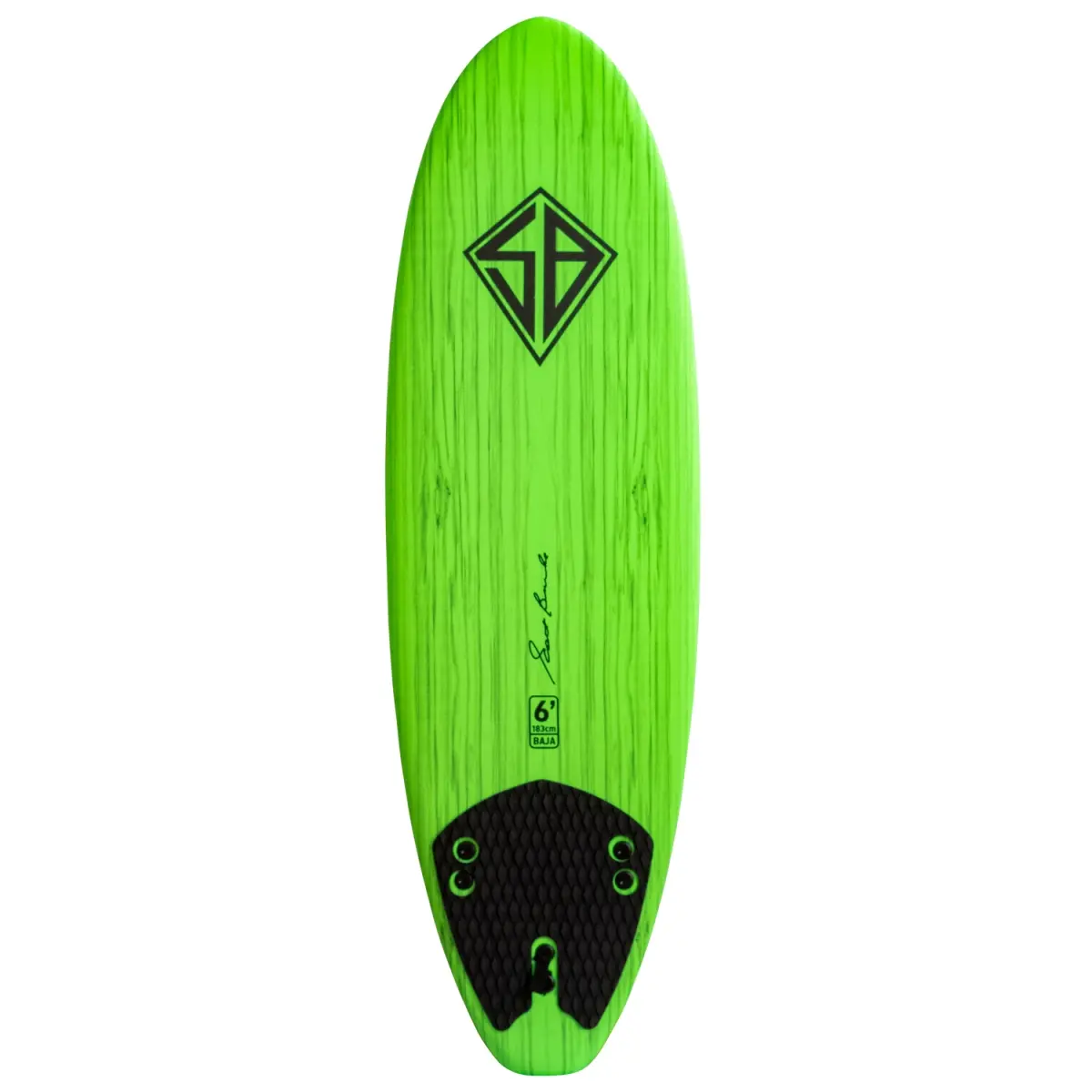 Scott Burke 6 ft. Soft Surfboard - Portable, Lightweight, Waterproof, Easy-to-Install, Removable Traction Pad & Leash for Sports Activities, Outdoor Activities, Surfing, Unisex, Wave Riding, Eps Foam