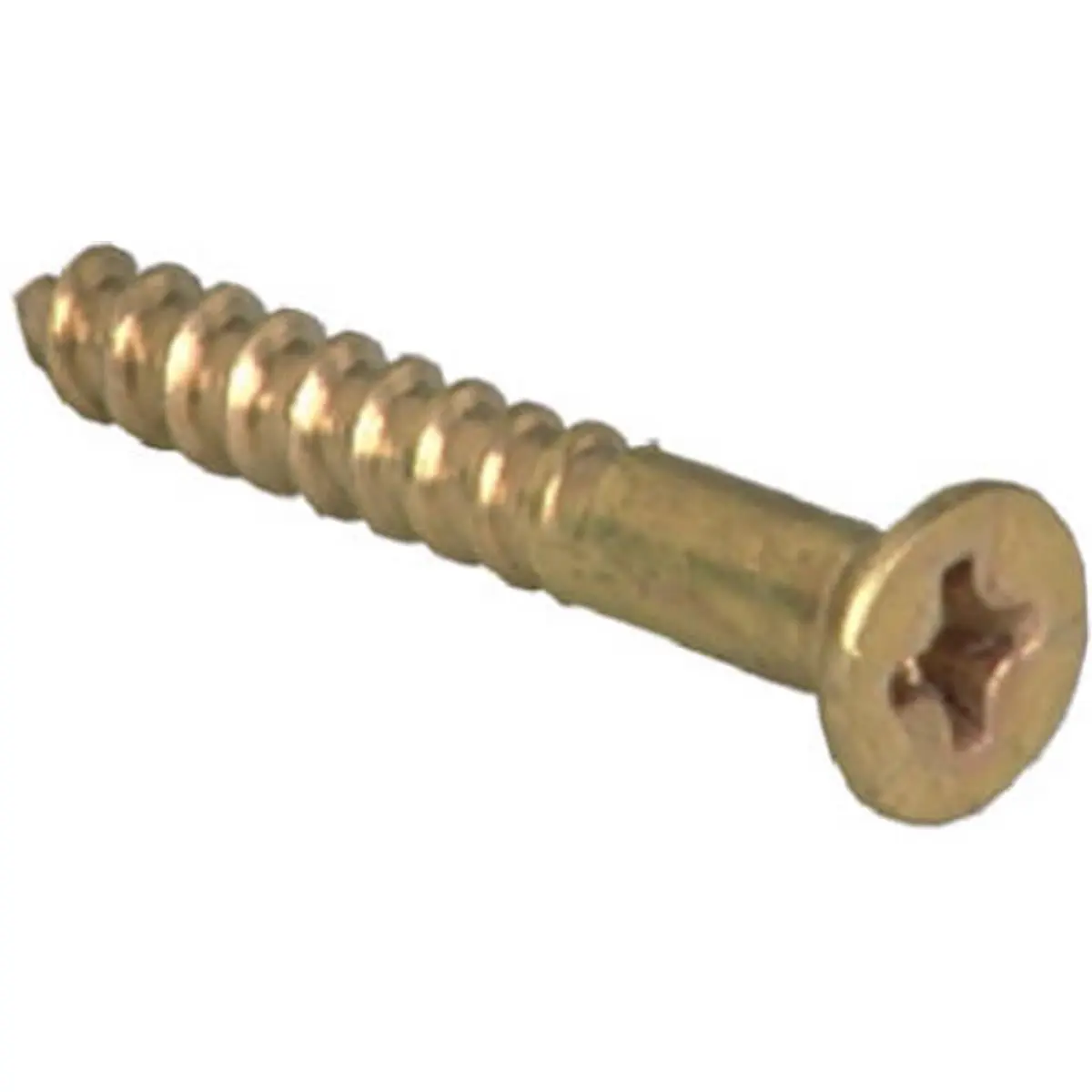 212 MAIN 8x0.75 in. Flat Head Brass Wood Screws with Brass Finish - 100 Pack, Hillman Fasteners 385700, Ideal for Sailing, Water Sports