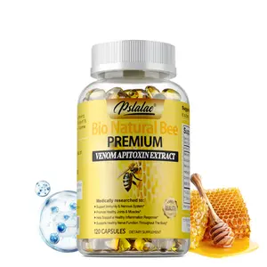 Pslalae - Premium Venom Bee Venom Extract Capsules - Supports the Immune and Nervous Systems, Promotes Joint and Muscle Health, Helps Support a Healthy Inflammatory Response - 120 Vegetarian Capsules