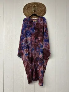 Crepe Sari Gaia Duster Dress 0426 143