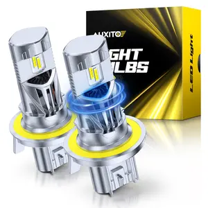 AUXITO H13 9008 LED Headlight Set , 58000LM 6500K Cool White 1000% Ultra-Bright, Easy Plug-N-Play Installation, IP68 Waterproof, Pack of 2