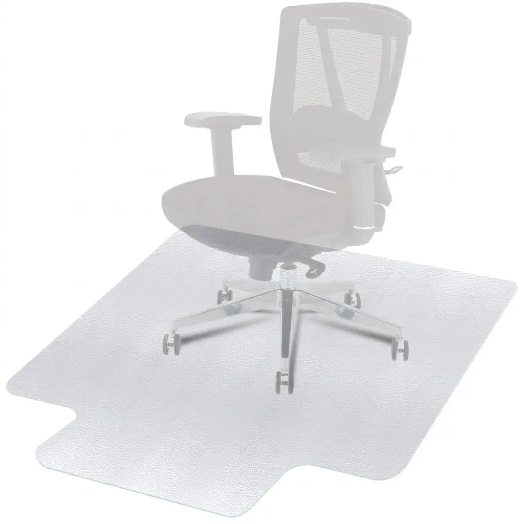 Segawe 48"x36" PVC Office Desk Chair Mat with Lip - Hardwood Floor Protector, Anti-Slip Indoor Floor Rug, Essential Office Accessory, Office Accessories,summerwins