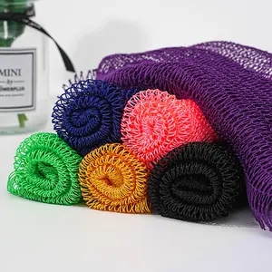 Ethically Sourced African Exfoliating Net Sponge from Nigeria - Body Scrubber for Bath and Shower