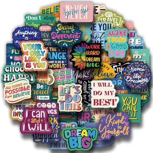 200PCS Motivational Stickers, Inspirational Positive Affirmation Stickers for Teens Adults Students Vinyl Decals for Water Bottles Laptop Vision Board Supplies