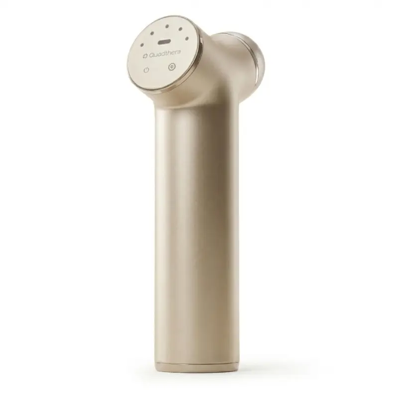Quadthera Titan Rose Gold Ultrasound Beauty Device for Smooth Radiant Skin - Advanced Ultrasound Technology & Titanium Head for Enhanced Skincare Absorption