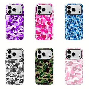 Bape Protective Camo Streetwear Phone CaseSuitable for iPhone 17 16 15 14 13 12 11