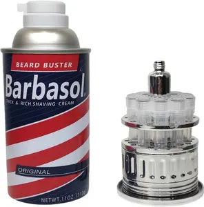 Jurassic Park DNA Jar Movie Replica Barbasol Can Collectible Display Prop Retro Dinosaur Memorabilia Desk Decor Gift for Movie Fans Collectors