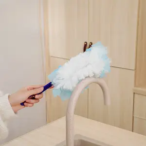 11pcs Disposable Static Dust Remover Duster Set, Household Cleaning Brush for Table and Gap Dusting, Non-Shedding Feather Duster