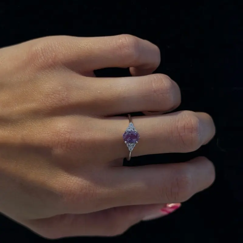 Alexandrite oval Ring