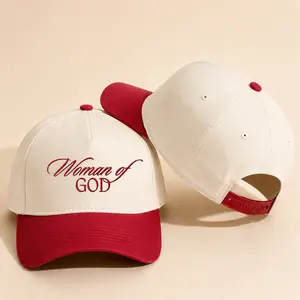 Woman of God Embroidered Trucker Hat, Christian 2 Tone Snapback Cap, Religious Faith Gift for Women, Scripture Baseball Hat, Blessed Cap