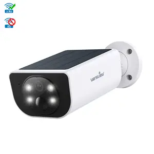 Wansview 2K Smart Security Camera, Wireless Indoor/Outdoor, Solar/Battery Powered, 2.4 GHz WiFi,Color Night Vision, IP65 Weatherproof, PIR Human Detection, 2-Way Audio, SD Card/Cloud Storage, Compatible with Alexa/Google Home, Solar Rechargeable