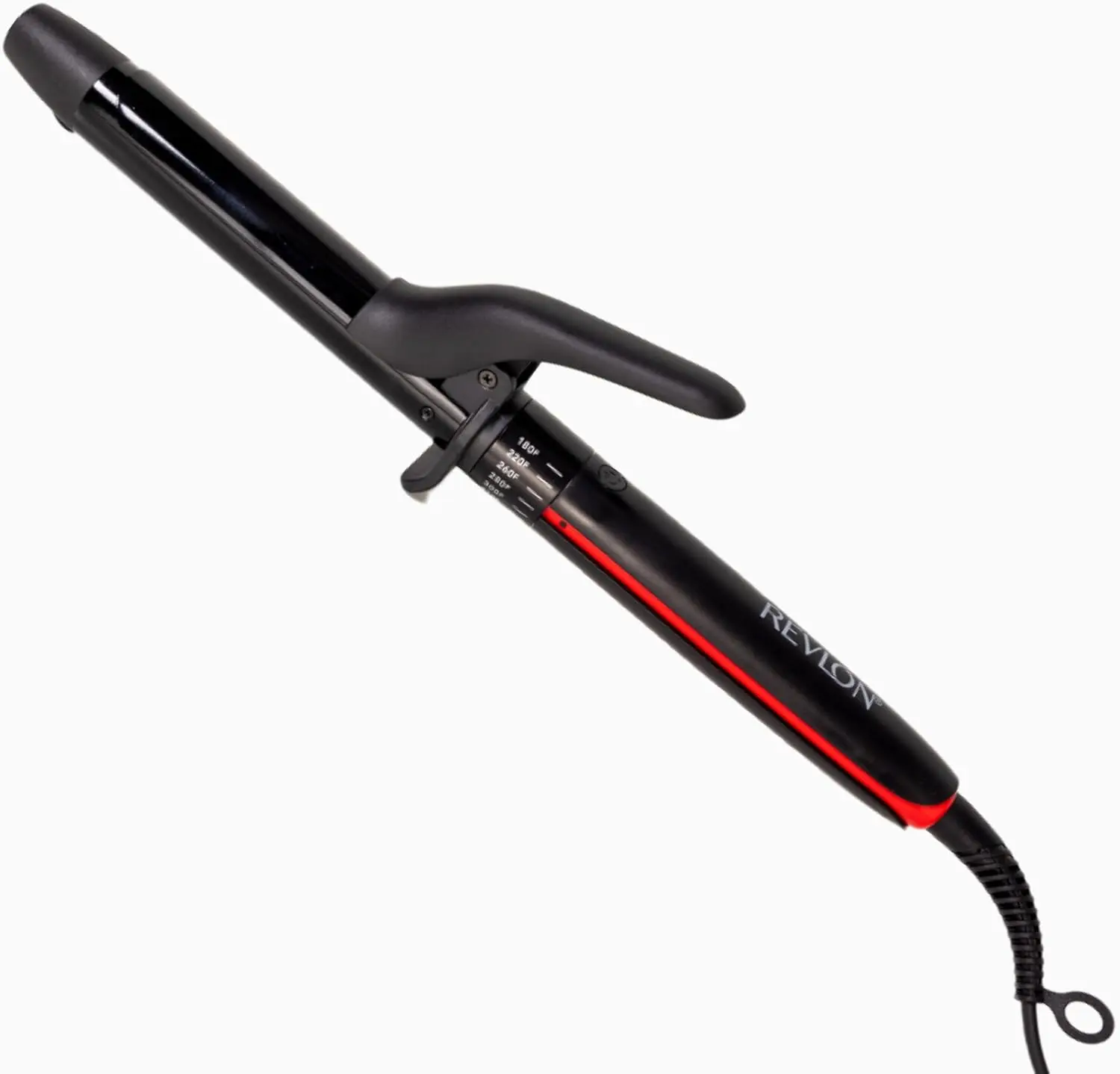 REVLON SmoothStay 1 Inch Curling Iron, Coconut Oil Infused Ceramic Curling Wand with Tourmaline Ionic Technology, Tight Bouncy Curls, Enhanced Shine, Reduced Frizz