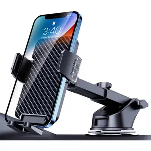 Phone Mount for Car Phone Holder Mount Cell Phone Holder Car Universal Phone Stand for Car Dashboard Windshield Cell Phone Automobile Cradles Fit iPhone Android