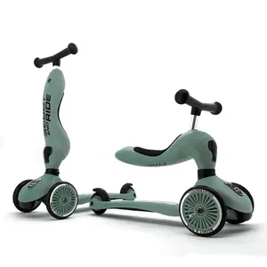 Scoot & Ride 2-in-1 Ride-On & Stand Scooter, Ages 1-5, Highwaykick 1, Forest