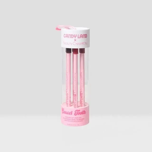 BEAUTY CREATIONS X CANDY LAND- SWEET TOOTH- WOODEN LIP LINER SET