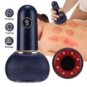 Electric Meridian Brush Gua Sha Cupping Device, Ideal for Body, Shoulder, Back, and Abdominal Massage, Relaxing and Therapeutic Tool