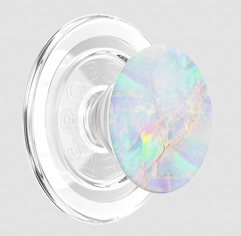 PopSockets Opal Finish MagSafe Grip, Mobile Phone Holder Mount for Smartphones