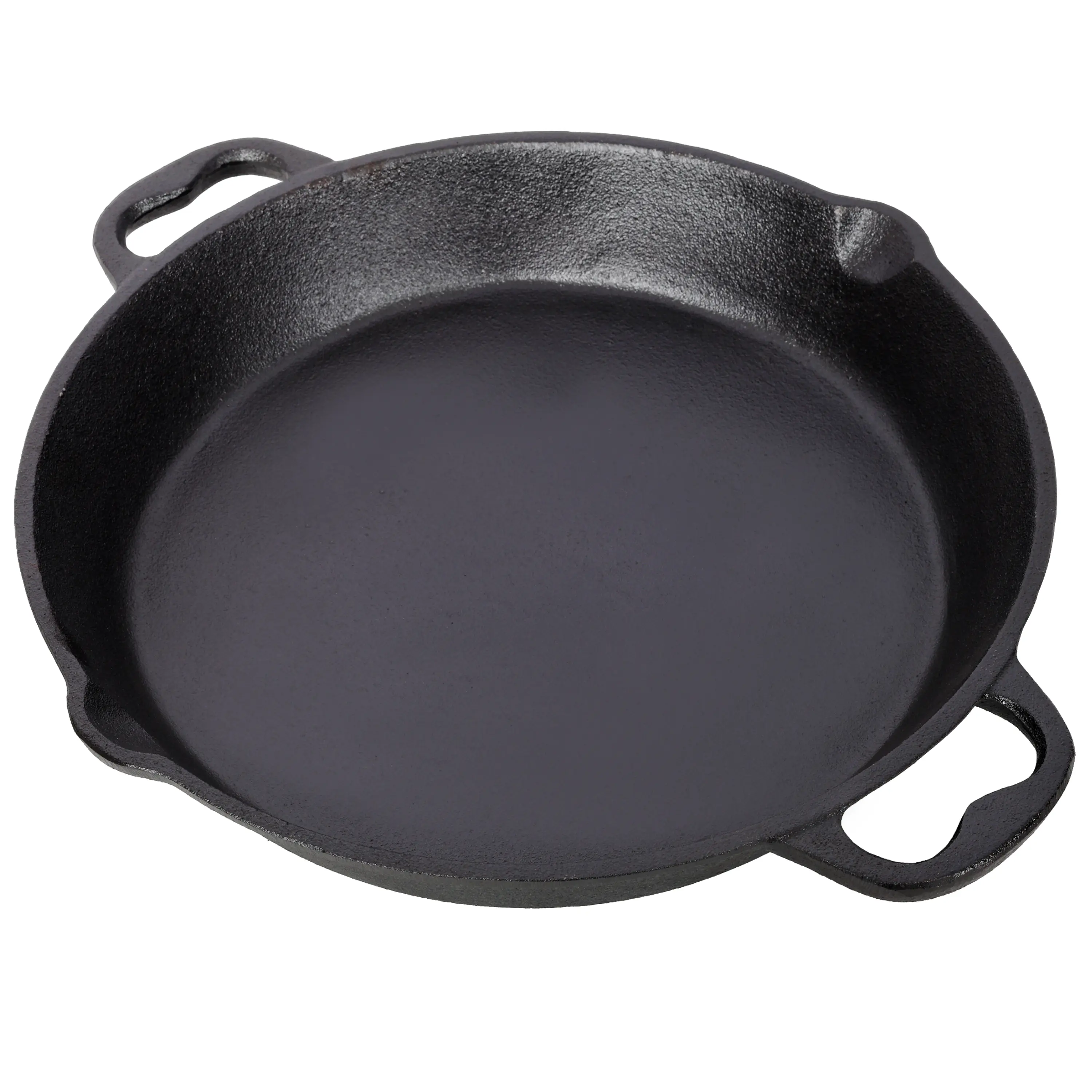 17 Inch Cast Iron Skillet Pre-Seasoned, Extra Large Frying Pan with Dual Handles for Grill Stovetop Oven, Heavy Duty Cookware for Family Meals Camping