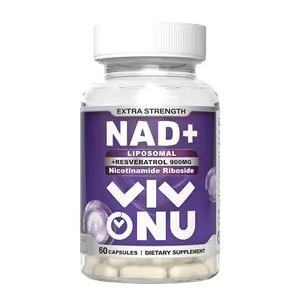 【LAST-CHANCE 】VivoNu NAD+ Supplement – 60 Capsules, Supports Cell Repair, Boosts Energy and Vitality, Promotes Healthy Glucose Metabolism and Weight Management, Supports Healthy Metabolism
