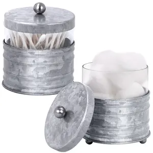 Galvanized Apothecary Jars