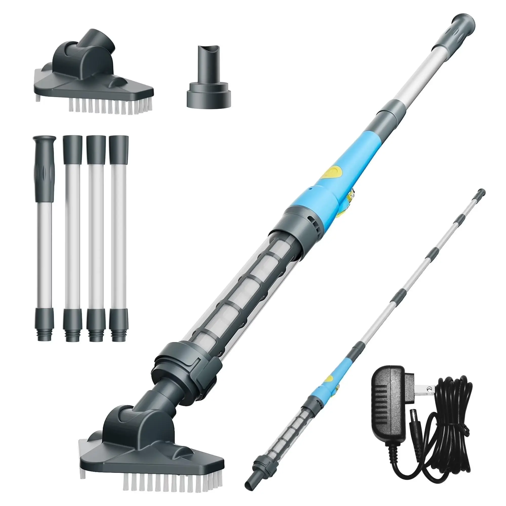 【Deals For You】Efurden Rechargeable Handheld Cordless Pool Vacuum – Lightweight Stick Cleaner for Hot Tubs, Spas & Above-Ground Pools – Efficient Sand & Debris Removal
